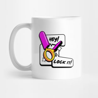 Hey lock it dumbbell clamps Mug